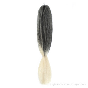 Promotion Synthetic Fiber Gradual Change Rainbow Kanekalon Hair Jumbo Braid Colors